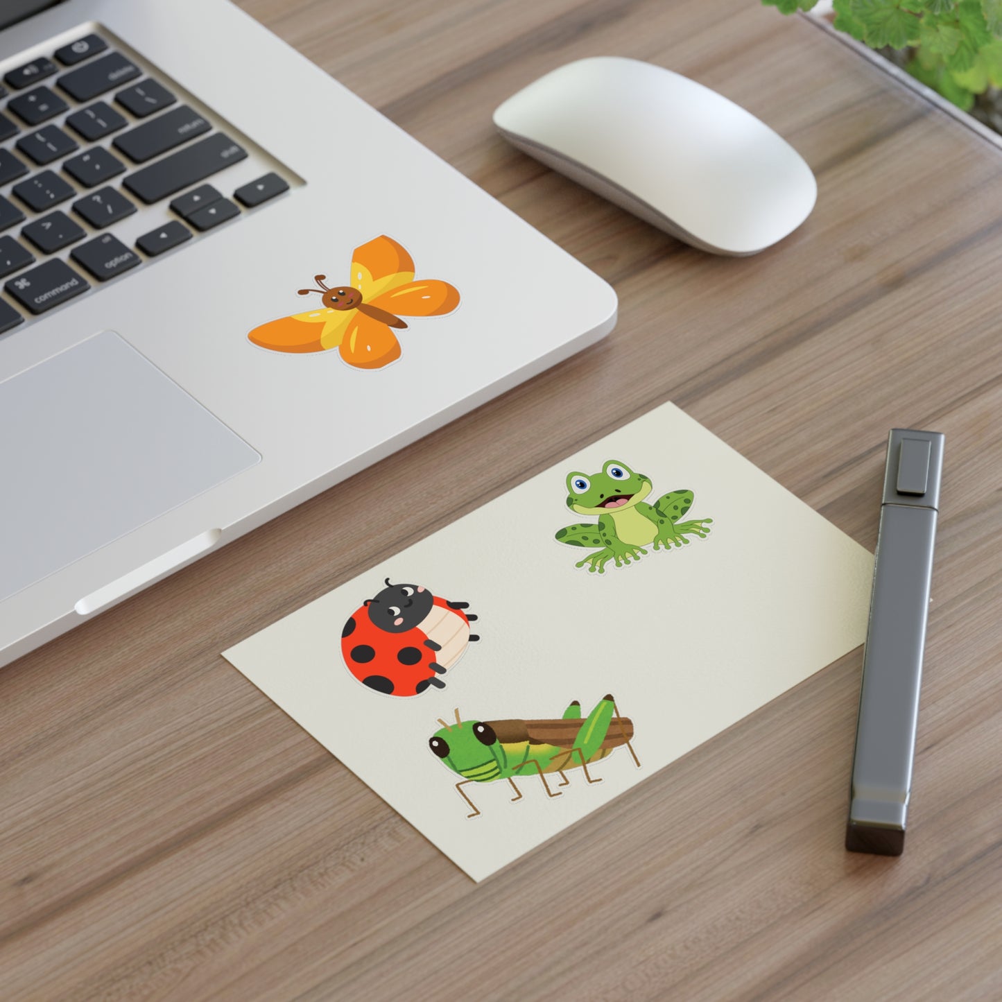 Cute Bug Sticker Sheet —VINYL Stickers for Kids, Scrapbooks & Planners