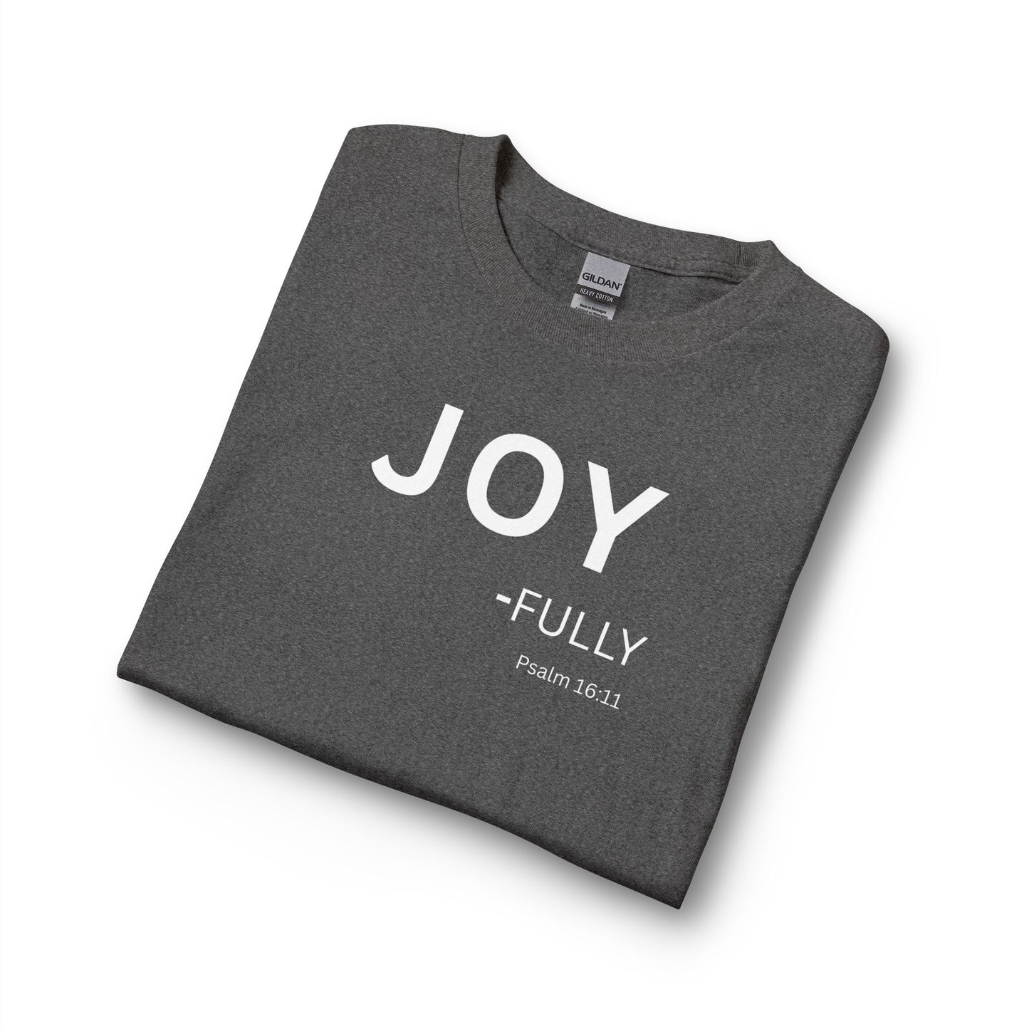 Joy-Fully Long Sleeve Tee – Christian Shirt (Psalm 16:11)