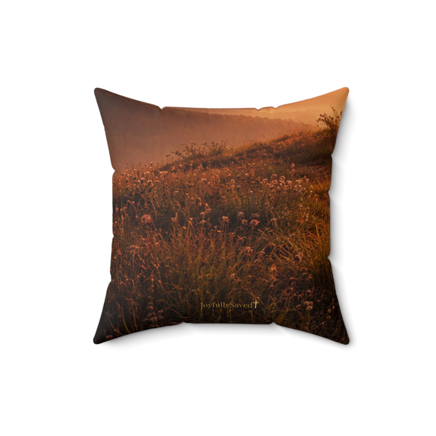 "I am the resurrection.." John 11:25 Decorative Pillow — Christian Throw Pillow