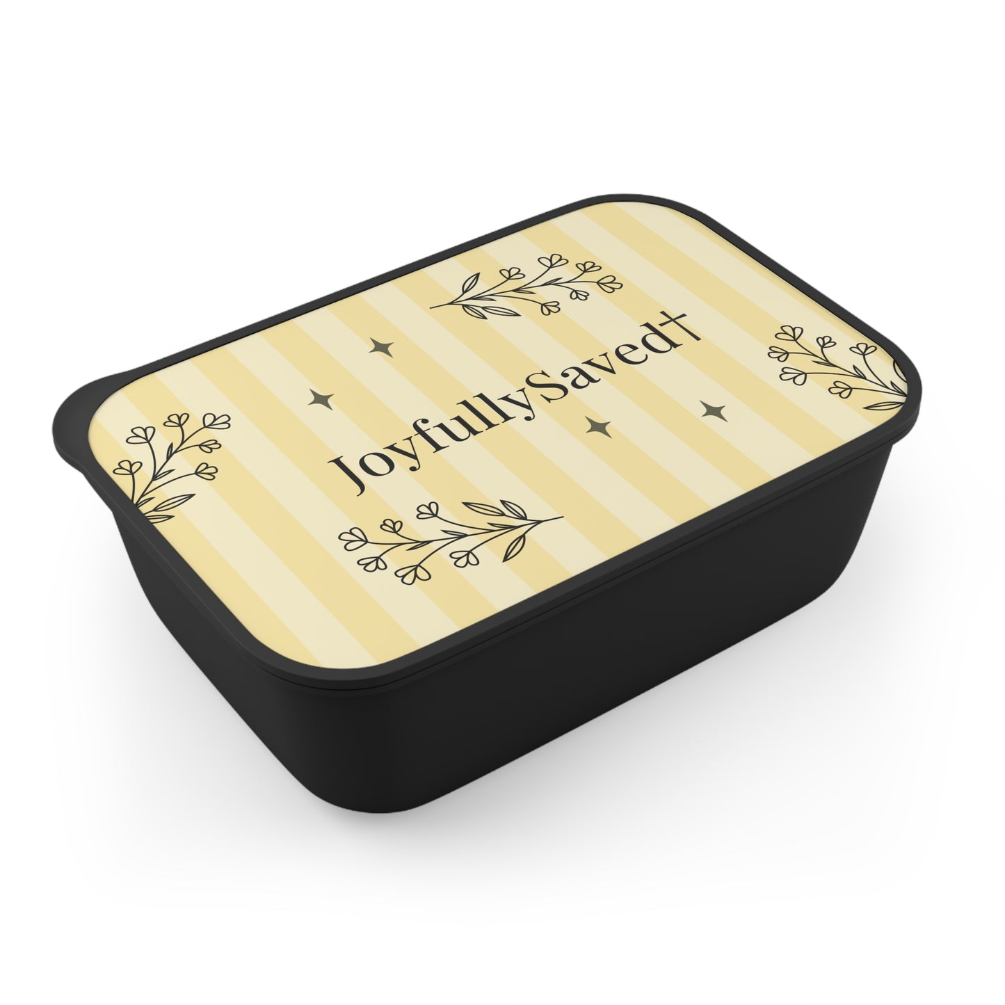 JoyfullySaved PLA Bento Box – Eco Utensil Lunch Container