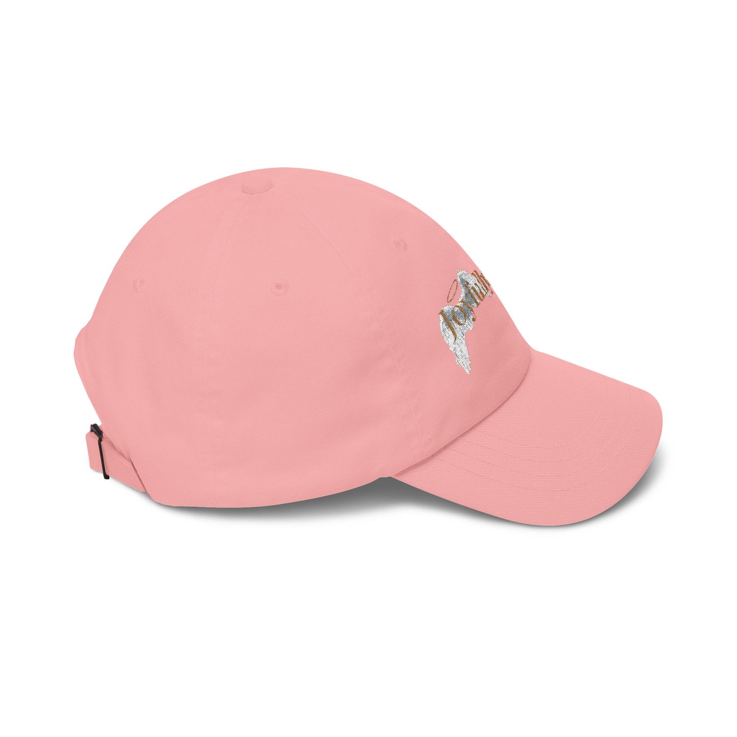 Joyfully Saved "dad" Cap, Logo only — Embroidered Hat, Gold text