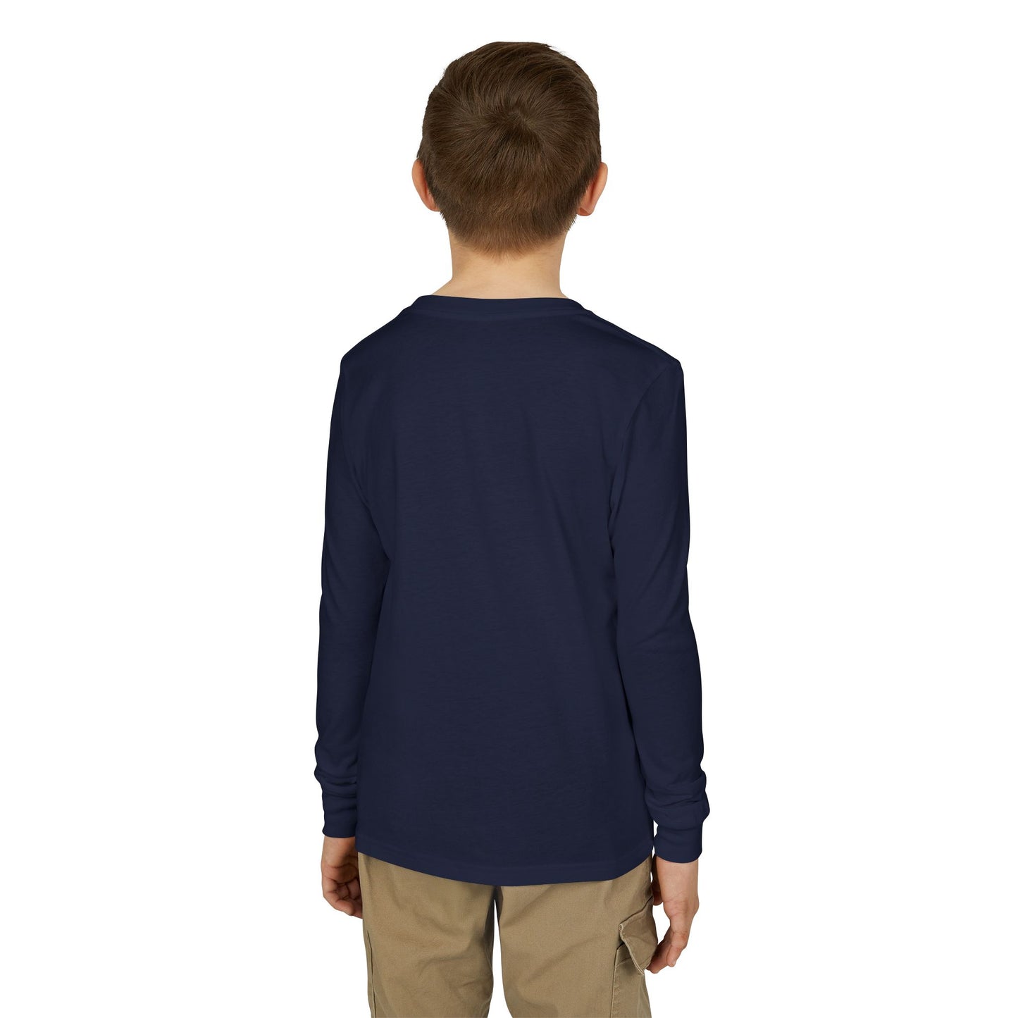 Joy-fully Psalm 16:11 Youth Jersey Long Sleeve Tee | Christian youth Shirt