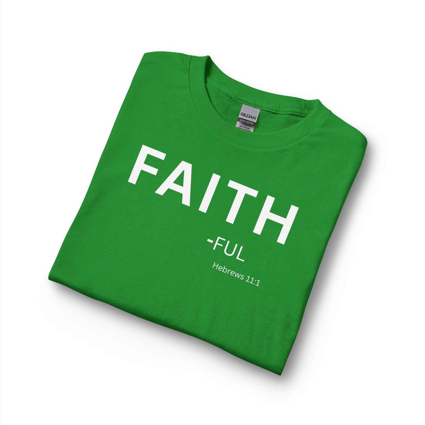 Faith-Ful Long Sleeve Tee – Christian Shirt (Hebrews 11:1)